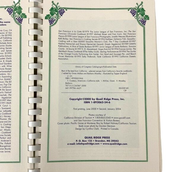 Best of the Best from California Cookbook Edited by Gwen McKee & Barbara Moseley - Picture 4 of 11